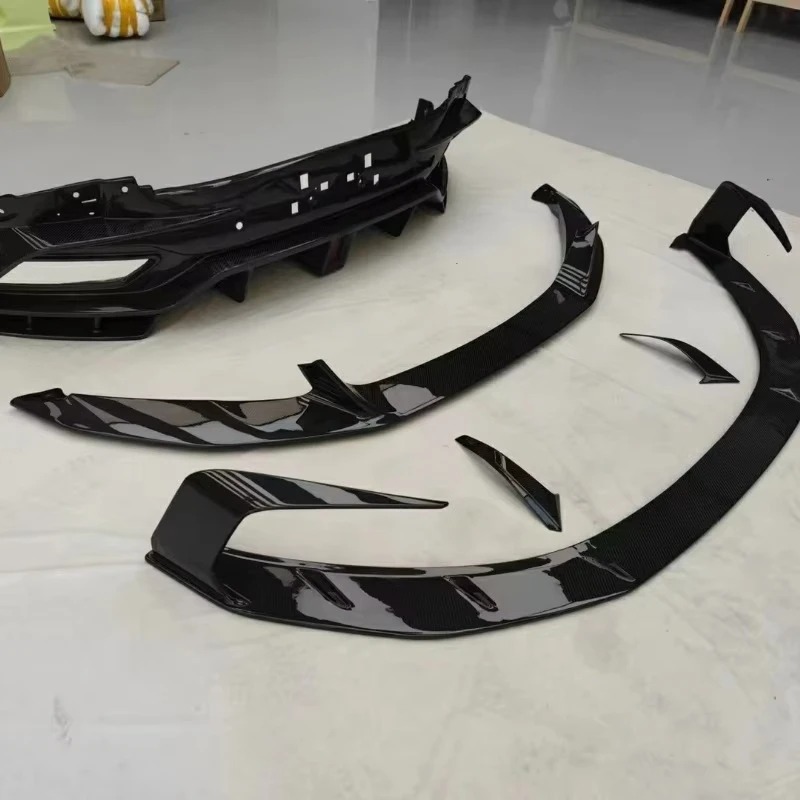 Used for DB11 Upgraded Version Pk Style Dry Carbon Fiber Small Surround Body Kit Front Lip Edge Rear Diffuser